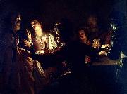 Gerard van Honthorst De Verloochening van Sint Petrus USA oil painting artist